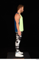  Herbert 10yers camo leggings dressed shoes sports standing tank top white sneakers whole body 0007.jpg